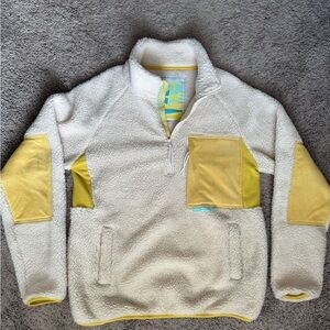 Random Golf Club Fleece Sherpa with Yellow Trim